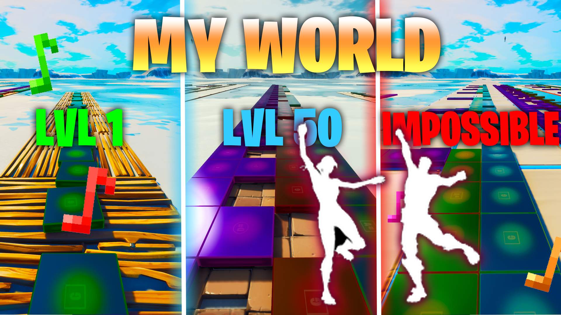 My World Fortnite Roblox Id My World Emote Fly N Ghetto Ayo Teo Fortnite Creative Map Code Dropnite