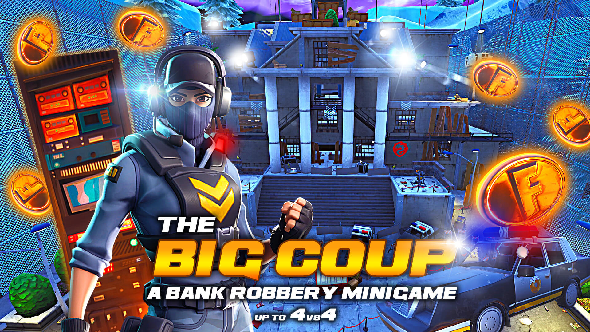 The Big Coup Bank Robbery Fortnite Creative Map Codes