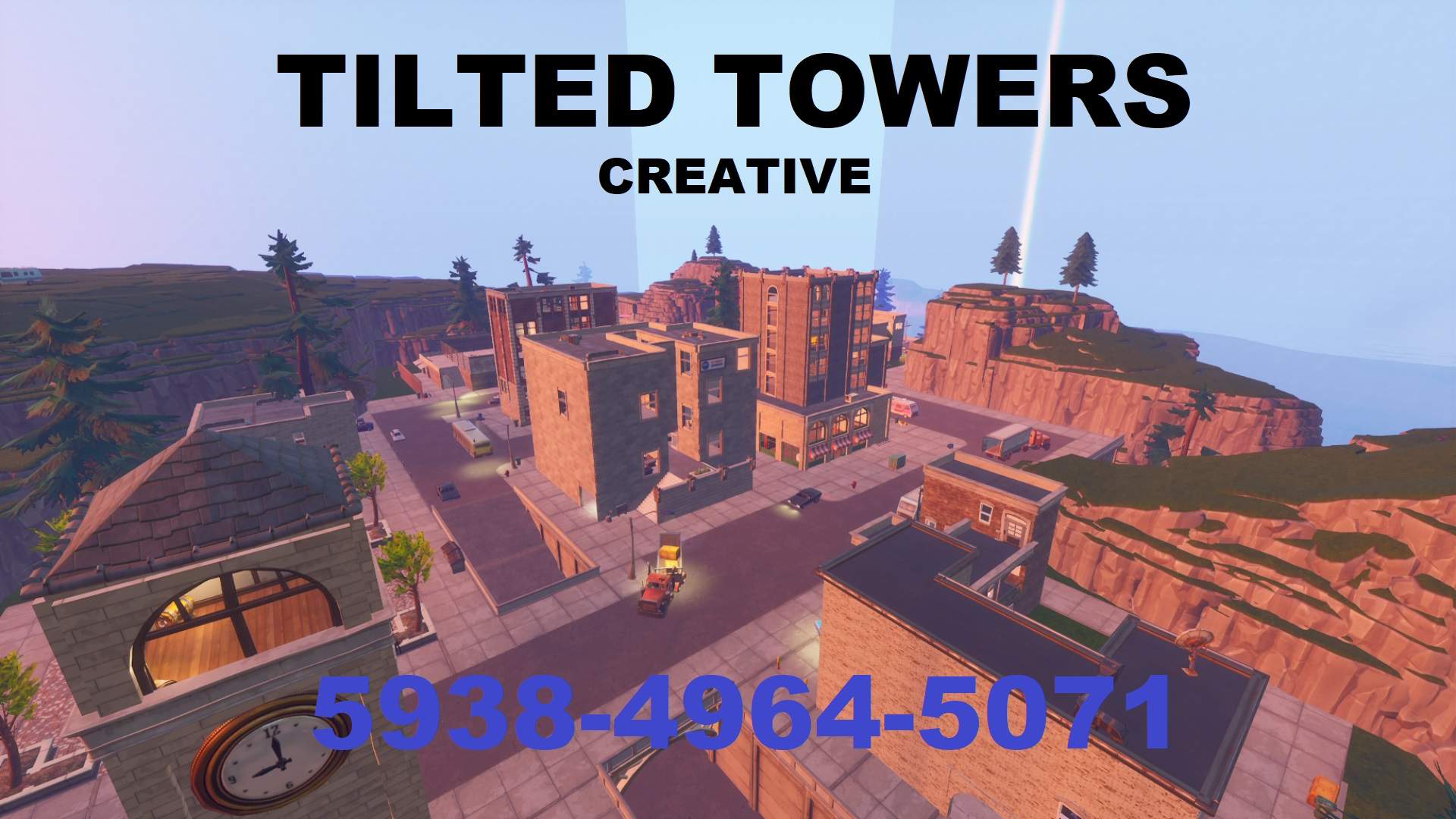 BO2 TOWN (WITH ZOMBIES) - Fortnite Creative Map Code - Dropnite