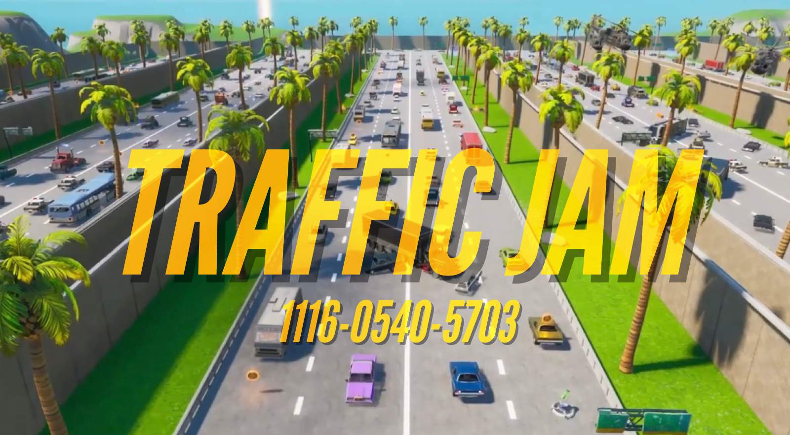 Traffic Can Fortnite Traffic Jam Fortnite Creative Map Code Dropnite