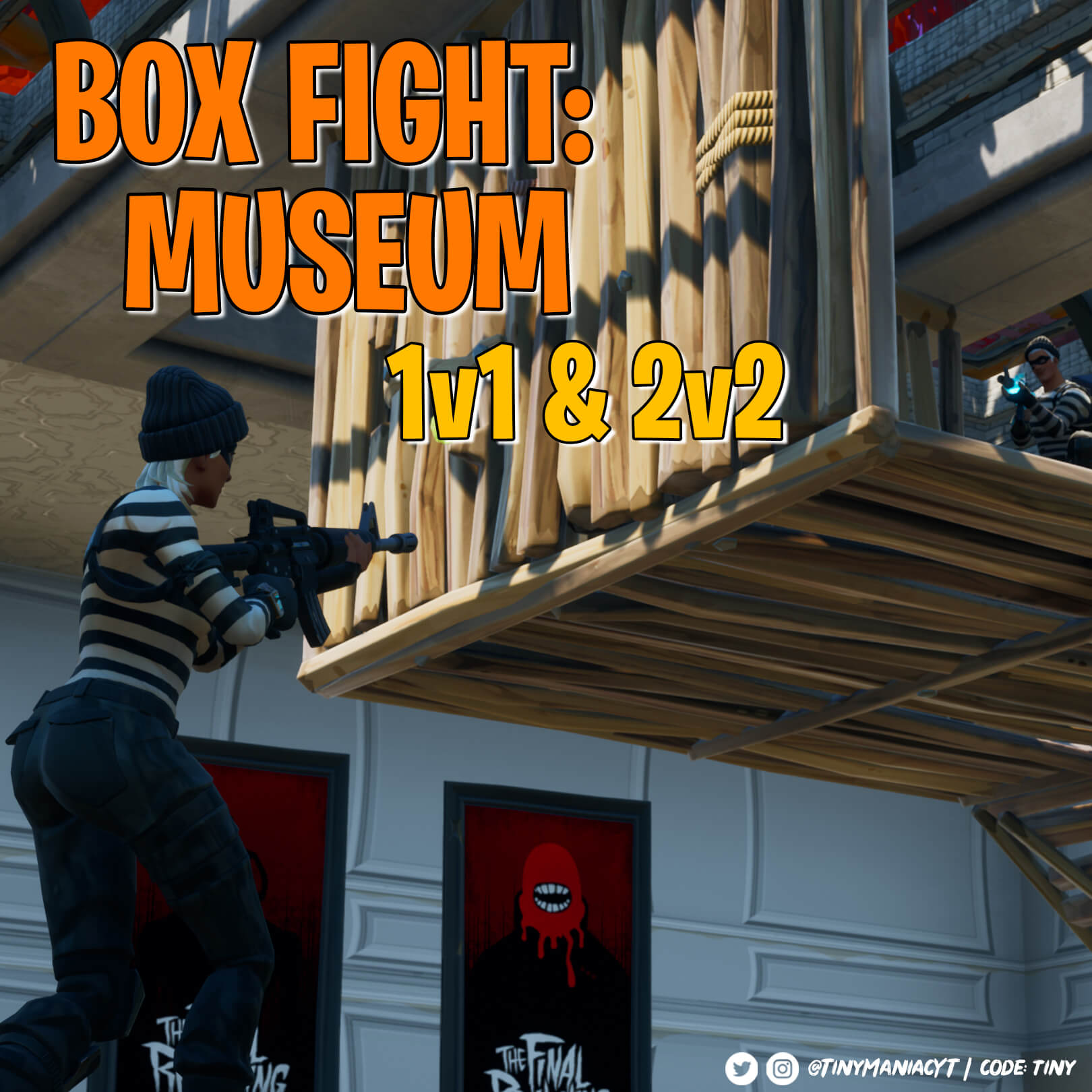 Box Fight Museum 1v1 2v2 Fortnite Creative Map Codes Dropnite Com