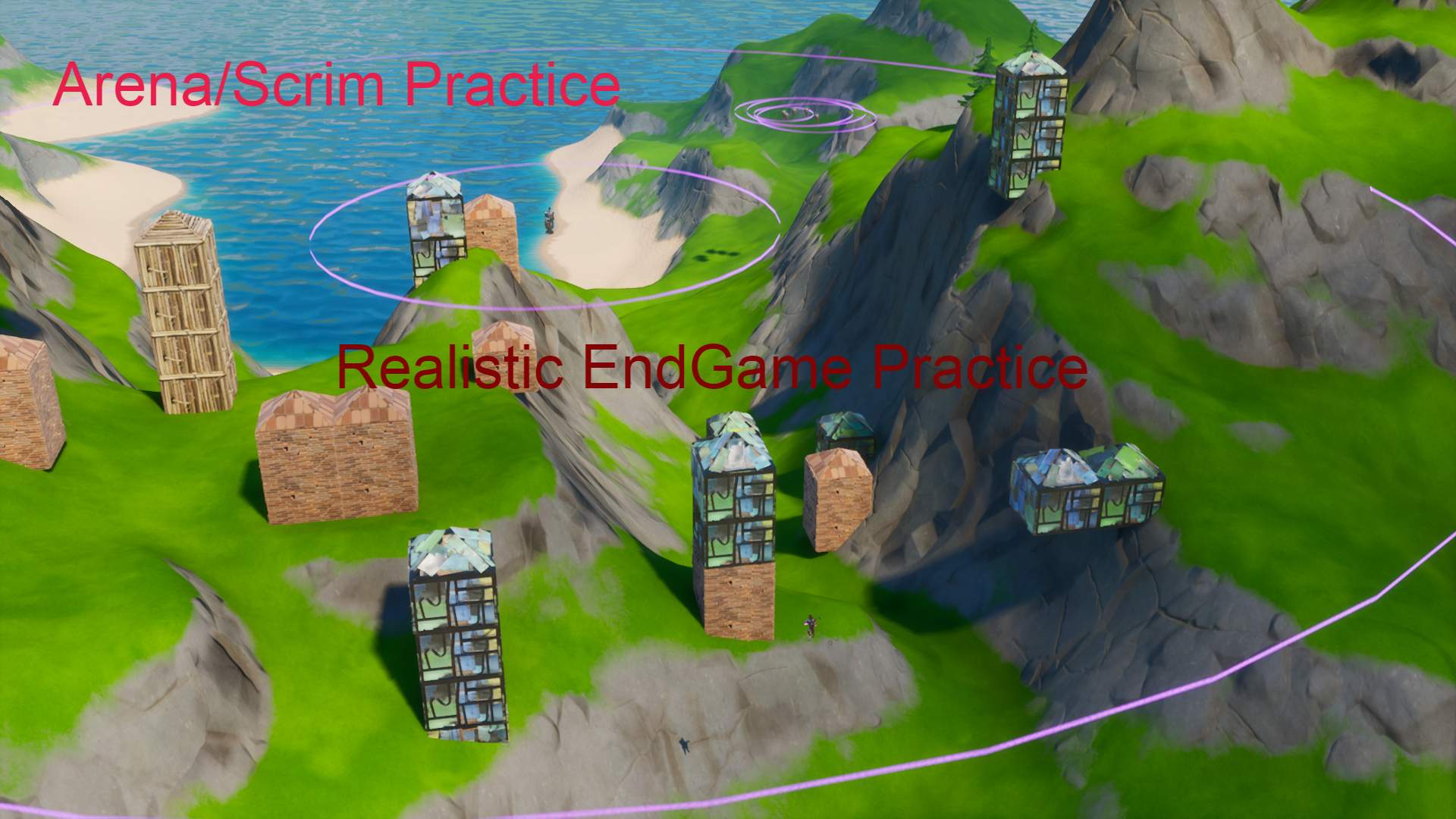 REALISTIC ENDGAME FIGHTS / End Game - Fortnite Creative Map Code