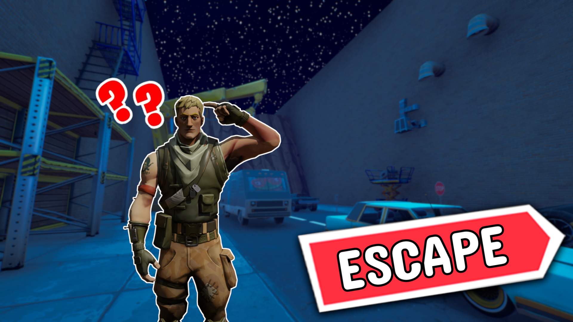 Huge Iq Escape Room Fortnite Creative Map Code Dropnite