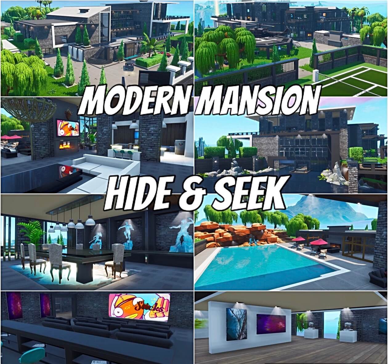 MINECRAFT HIDE AND SEEK! - Fortnite Creative Map Code - Dropnite