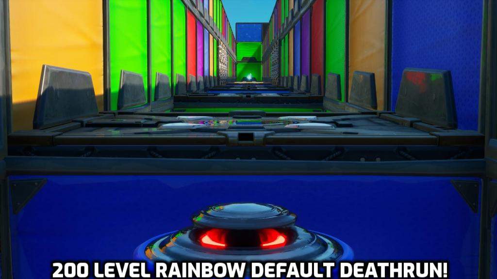 200 Level Rainbow Default Deathrun Fortnite Creative Map Codes