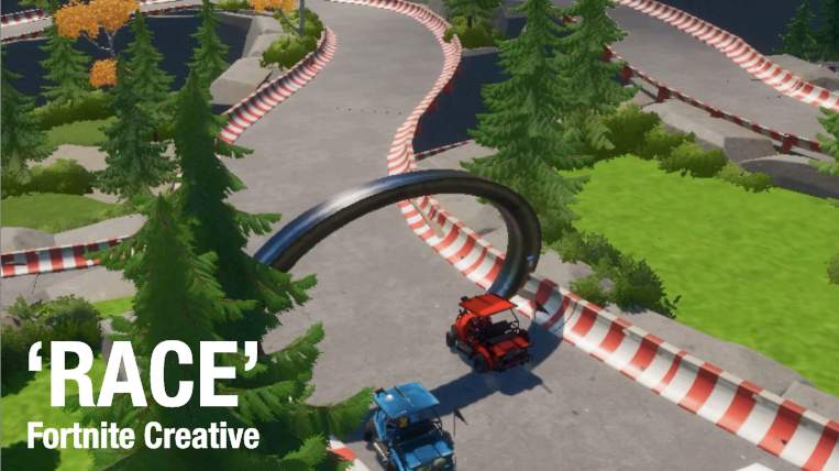 Race Track Fortnite Codes Race Track Fortnite Creative Map Code Dropnite