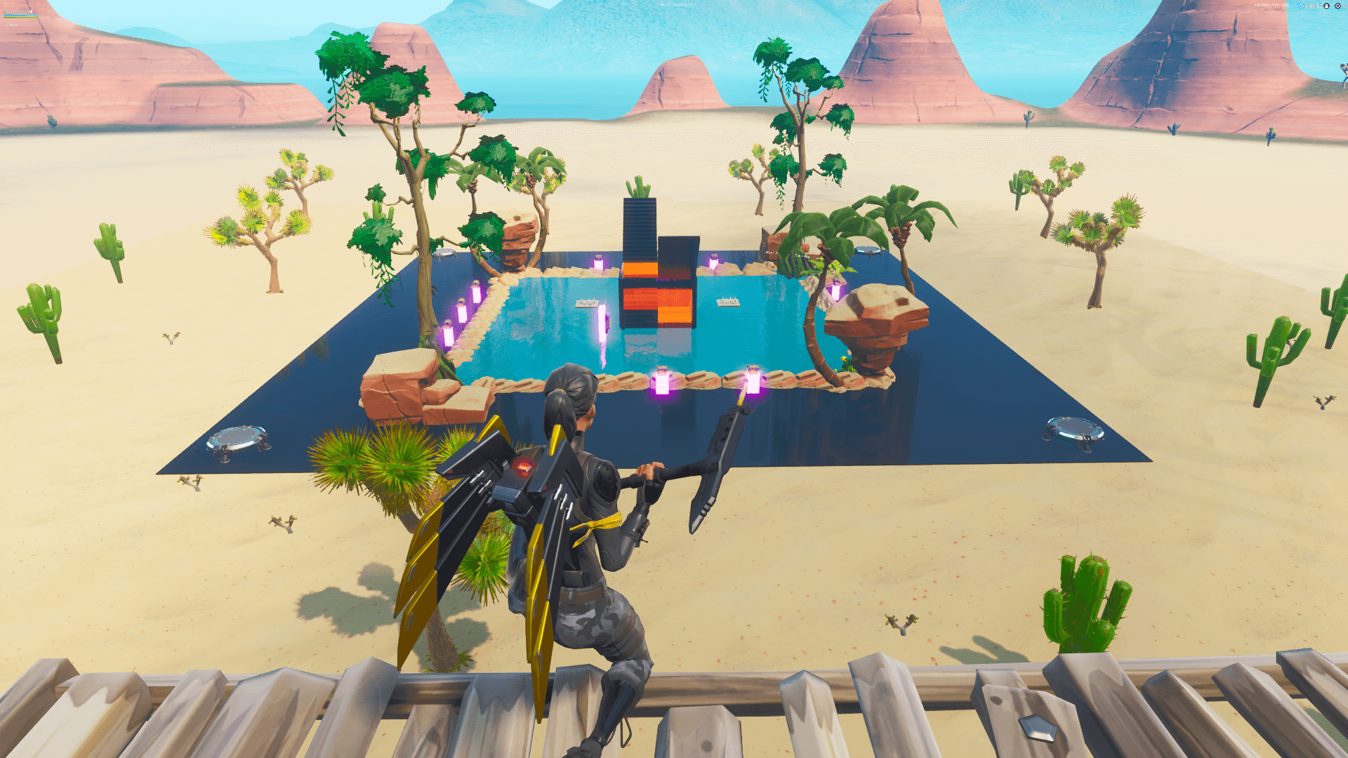 Fortnite 1v1 Practice 1v1 Arena Target Practice Fortnite Creative Map Code Dropnite