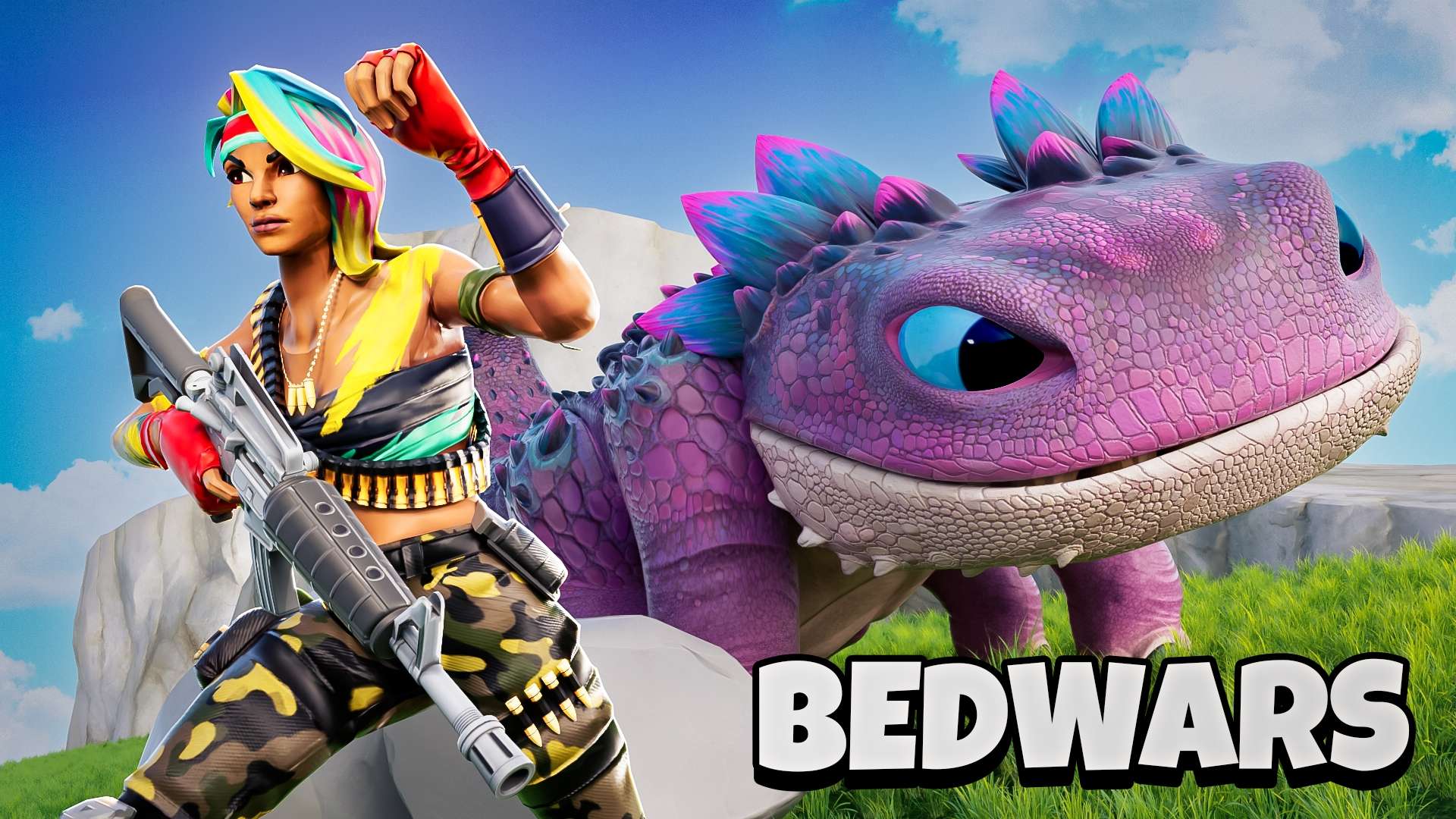 SPACE BEDWARS - Fortnite Creative Map Code - Dropnite